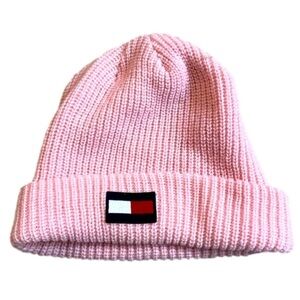 Cute Pink Tommy Hilfiger Toque. O/S Adult.